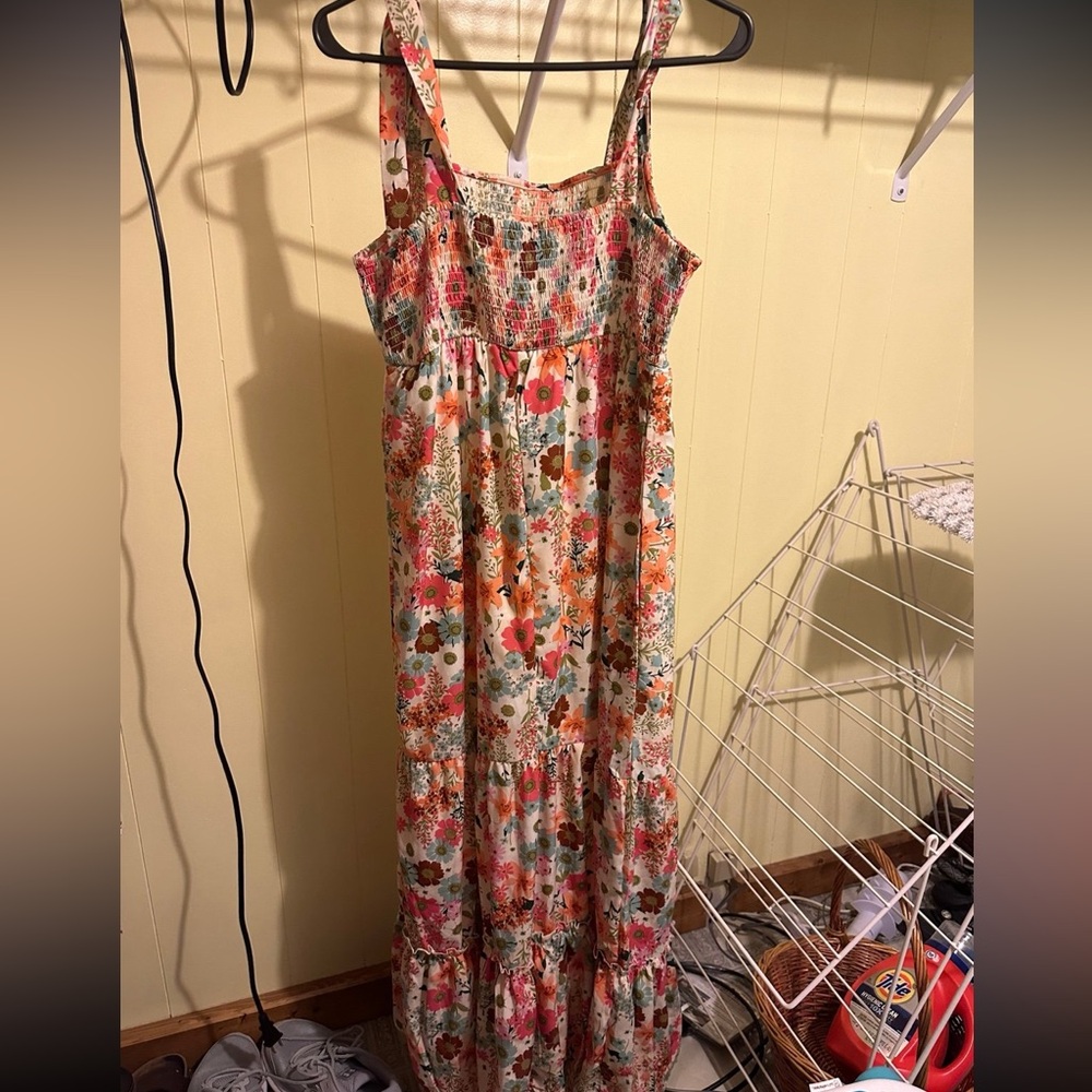 Floral maxi dress